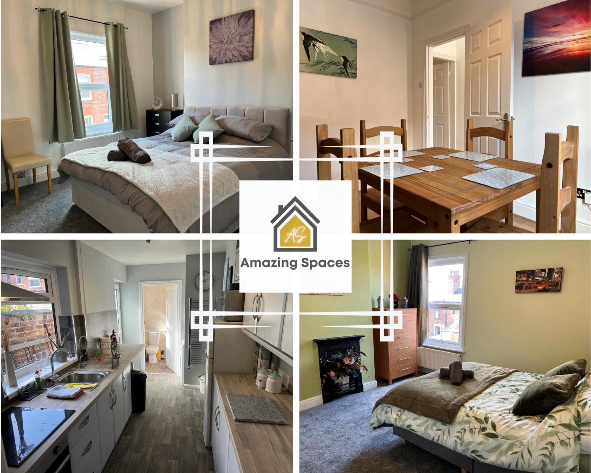 Spacious 2-Bedroom House In Stockton Heath With Free Wifi By Amazing Spaces Relocations Ltd Warrington  Exteriör bild